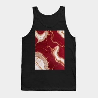 marble red gradient Tank Top